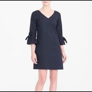 J.Crew V-Neck Bow Sleeve Dress